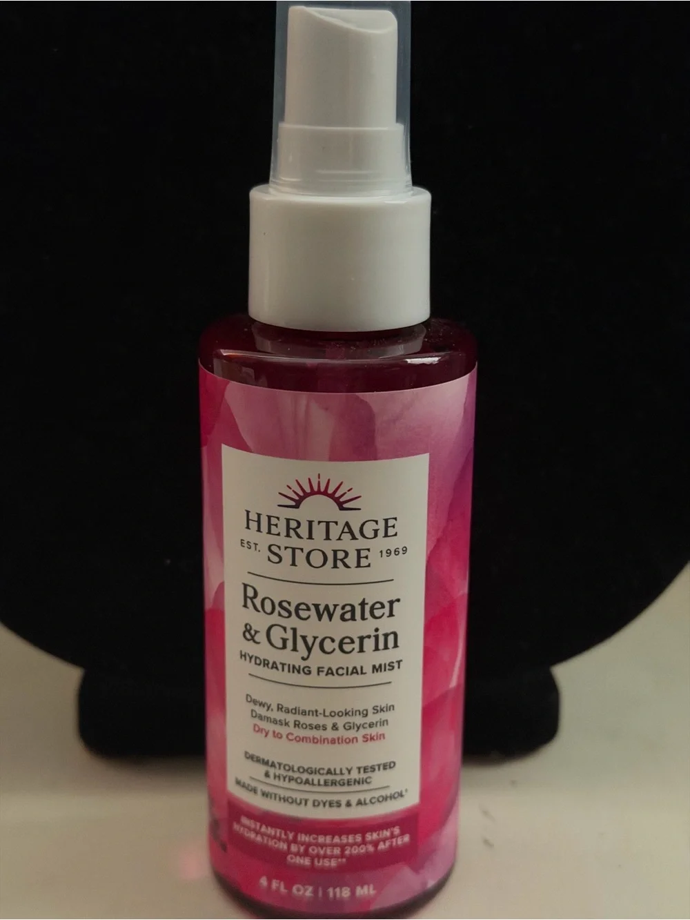 Heritage Rosewater & Glycerin Hydrating Facial Mist - Pink
